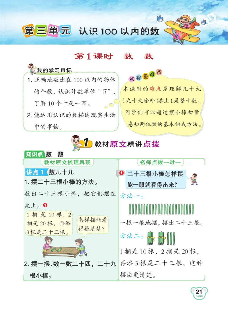《点拨》23春数学1年级下册（SJ）_一年级上下册资料_小学一年级学习资料-25年更新版_1-04、小学一年级数学下册_1-4-2、练习题、作业、试题、试卷_苏教版_电子册类