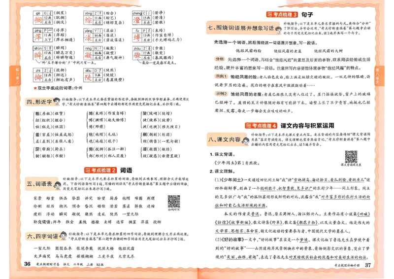 25秋六上语文考点梳理手册和答案_25秋小学语数英习题试卷_数学_人教版_人教版数学《王朝霞考点梳理时习卷》_六年语文上册《王朝霞考点梳理时习卷》25秋(1)