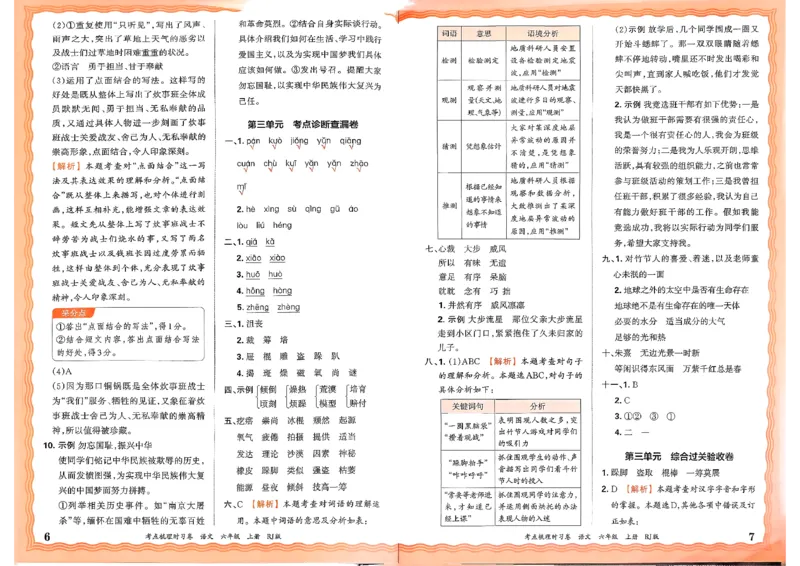 25秋六上语文考点梳理手册和答案_25秋小学语数英习题试卷_数学_人教版_人教版数学《王朝霞考点梳理时习卷》_六年语文上册《王朝霞考点梳理时习卷》25秋(1)