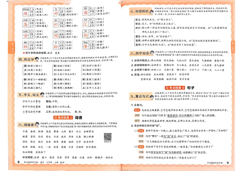 25秋六上语文考点梳理手册和答案_25秋小学语数英习题试卷_数学_人教版_人教版数学《王朝霞考点梳理时习卷》_六年语文上册《王朝霞考点梳理时习卷》25秋(1)