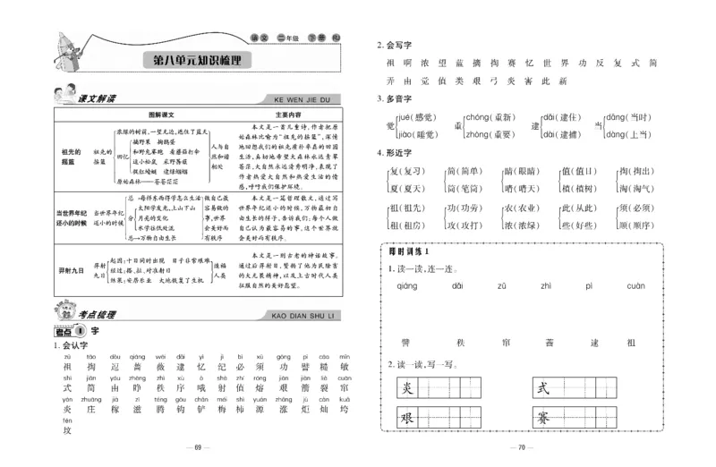 《知识梳理大考卷》语文2年级下册（RJ）_二年级上下册资料_小学二年级学习资料-25年更新版_2-02、小学二年级语文下册_2-2-2、练习题、作业、试题、试卷_电子册类