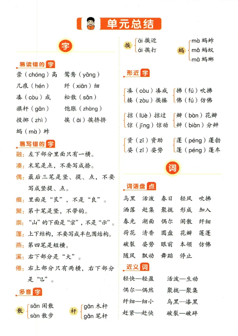 三（下）语文1-8单元重点总结_三年级上下册资料_小学三年级学习资料-25年更新版_3-02、小学三年级语文下册_3-2-1、学习资料、复习、知识点、归纳汇总_语文-知识汇总