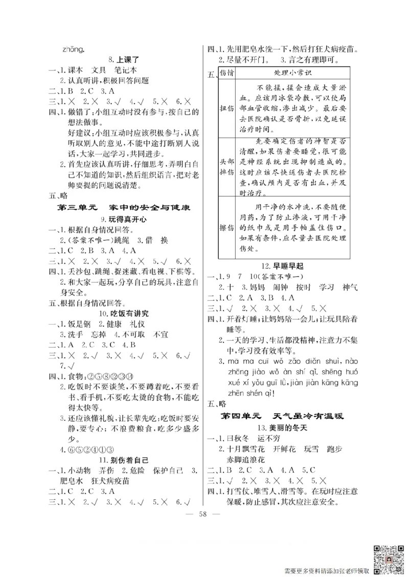 一年级道德与法治上册(1)_一年级上下册资料_一年级上册小红书同款资料_一年级上册资料