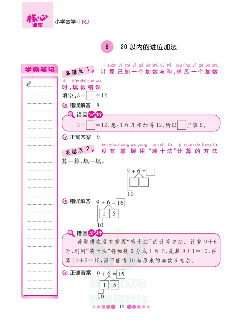 一年级上册数学人教版易错清单_一年级上下册资料_小学一年级学习资料-25年更新版_1-03、小学一年级数学上册_人教版_01、知识汇总