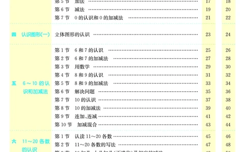一（上）数学人教版预习《全册预习卡》RJ_一年级上下册资料_一年级上册小红书同款资料_一年级(1)