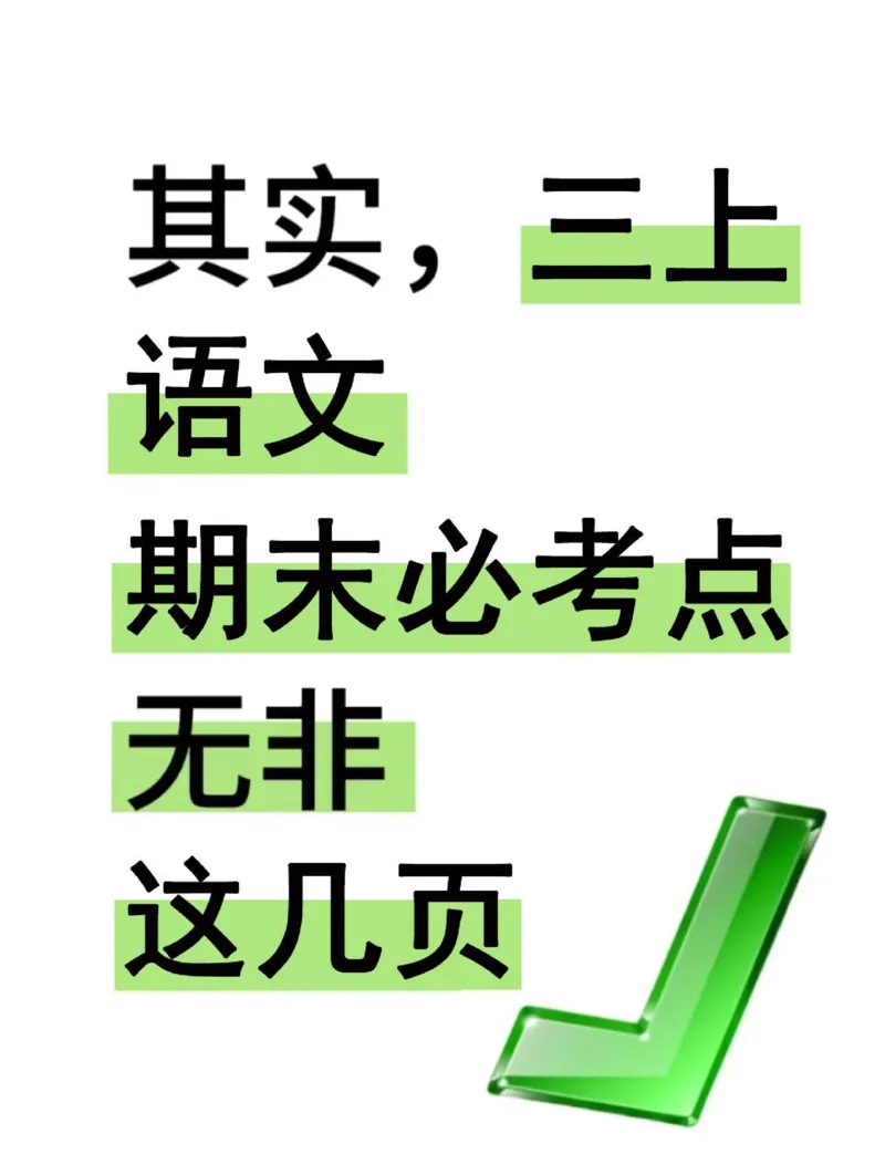 三上语文期末_三年级上下册资料_三年级下册小红书同款资料_三下语文