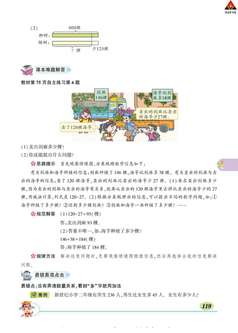 《状元大课堂》导学案-数学2年级下册（63QD）_二年级上下册资料_小学二年级学习资料-25年更新版_2-04、小学二年级数学下册_2-4-2、练习题、作业、试题、试卷_青岛版63_电子册类