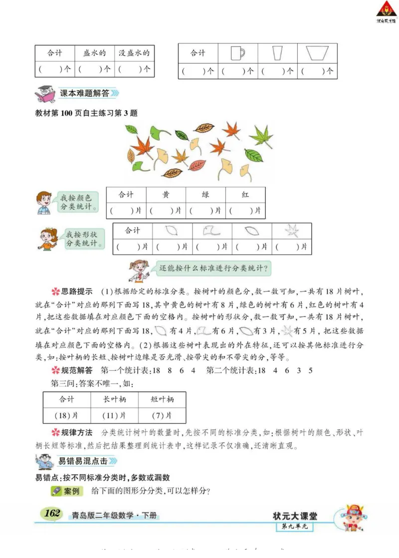 《状元大课堂》导学案-数学2年级下册（63QD）_二年级上下册资料_小学二年级学习资料-25年更新版_2-04、小学二年级数学下册_2-4-2、练习题、作业、试题、试卷_青岛版63_电子册类
