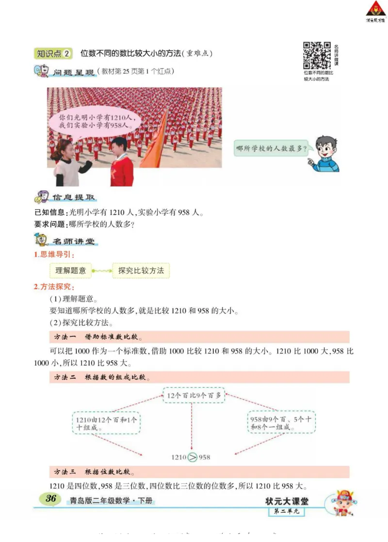 《状元大课堂》导学案-数学2年级下册（63QD）_二年级上下册资料_小学二年级学习资料-25年更新版_2-04、小学二年级数学下册_2-4-2、练习题、作业、试题、试卷_青岛版63_电子册类