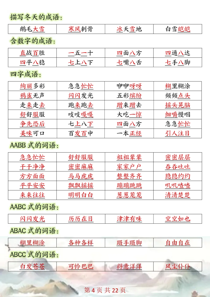 三年级上册语文1-8单元全册知识点汇总(2)_三年级上下册资料_三年级下册小红书同款资料_三下语文