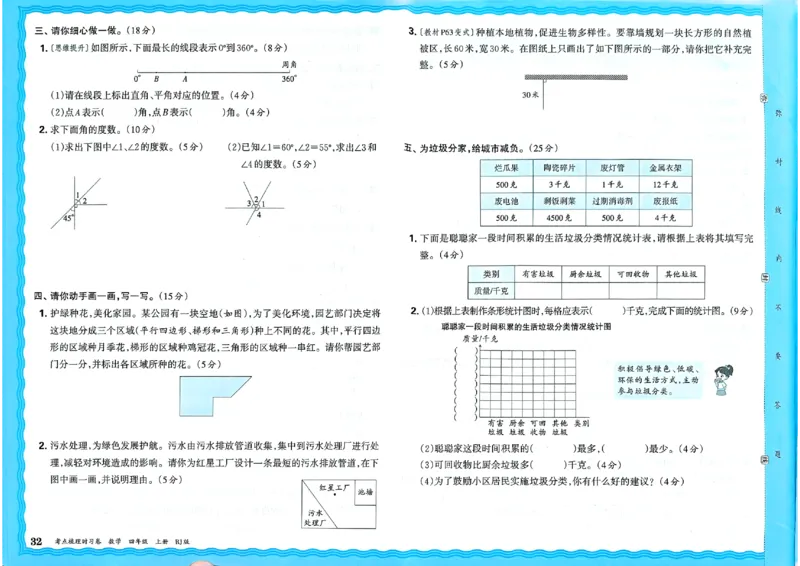 25秋四上数学RJ《王朝霞考点梳理时习卷》_25秋小学语数英习题试卷_数学_人教版_25秋1-6年级上册数学《王朝霞考点梳理时习卷》_四年数学上册《王朝霞考点梳理时习卷》人教25秋