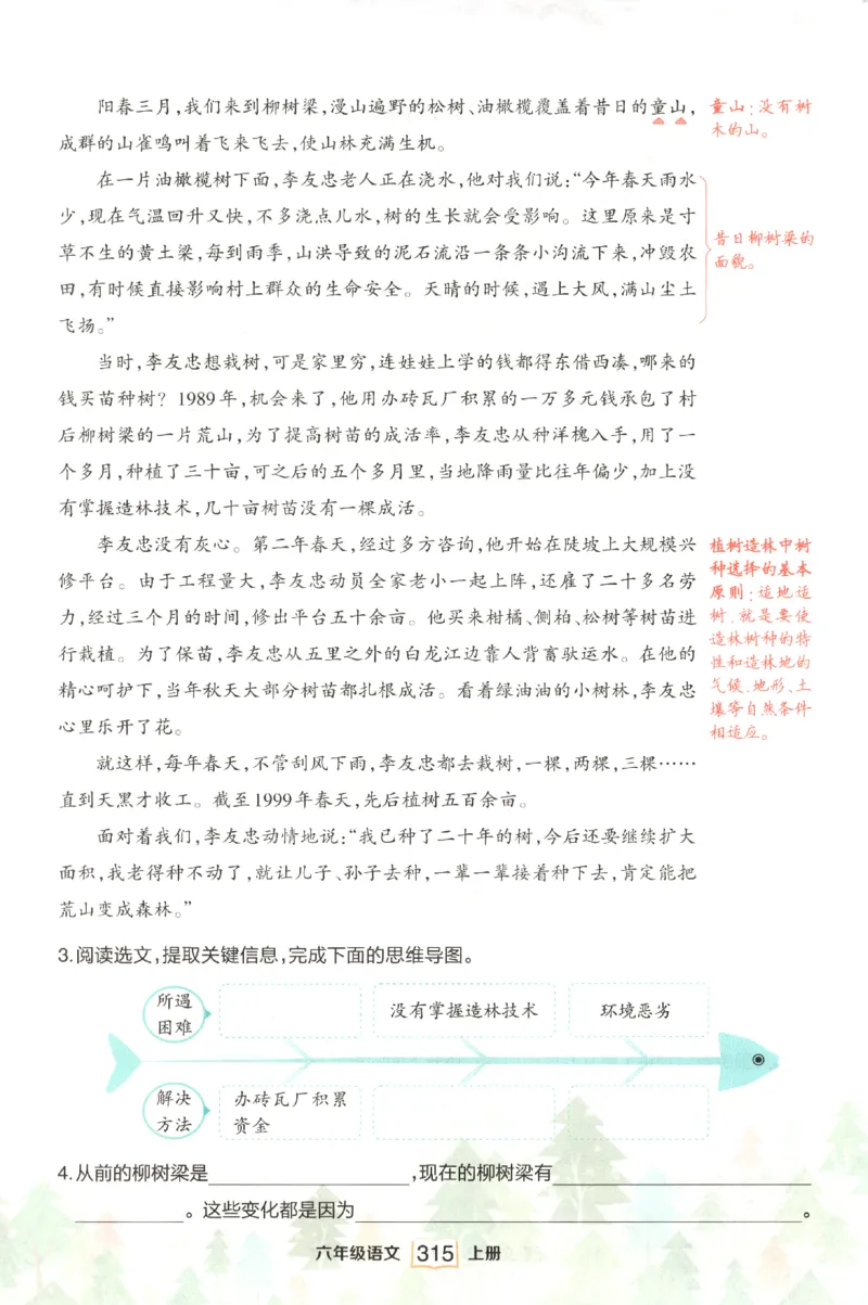 《课后服务日日练》_25秋小学语数英习题试卷_语文_25秋《状元笔记》语文12456_6年级语文《状元笔记》25秋