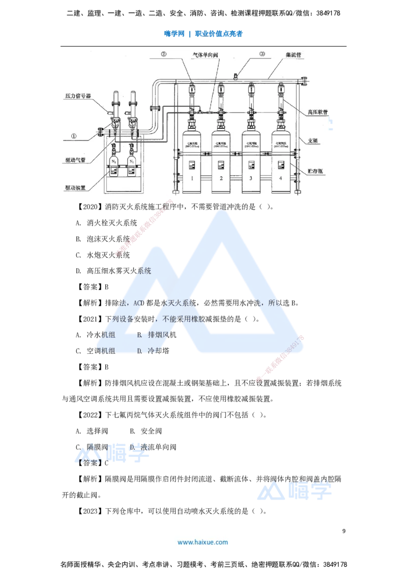 24.2025杨海军-3D实景通关-（23）消防工程施工技术-消防工程施工技术要求_2026年一级建造师_2026年一建机电_2025年一建机电SVIP_02-基础精讲✿高端面授✿深度强化_讲义
