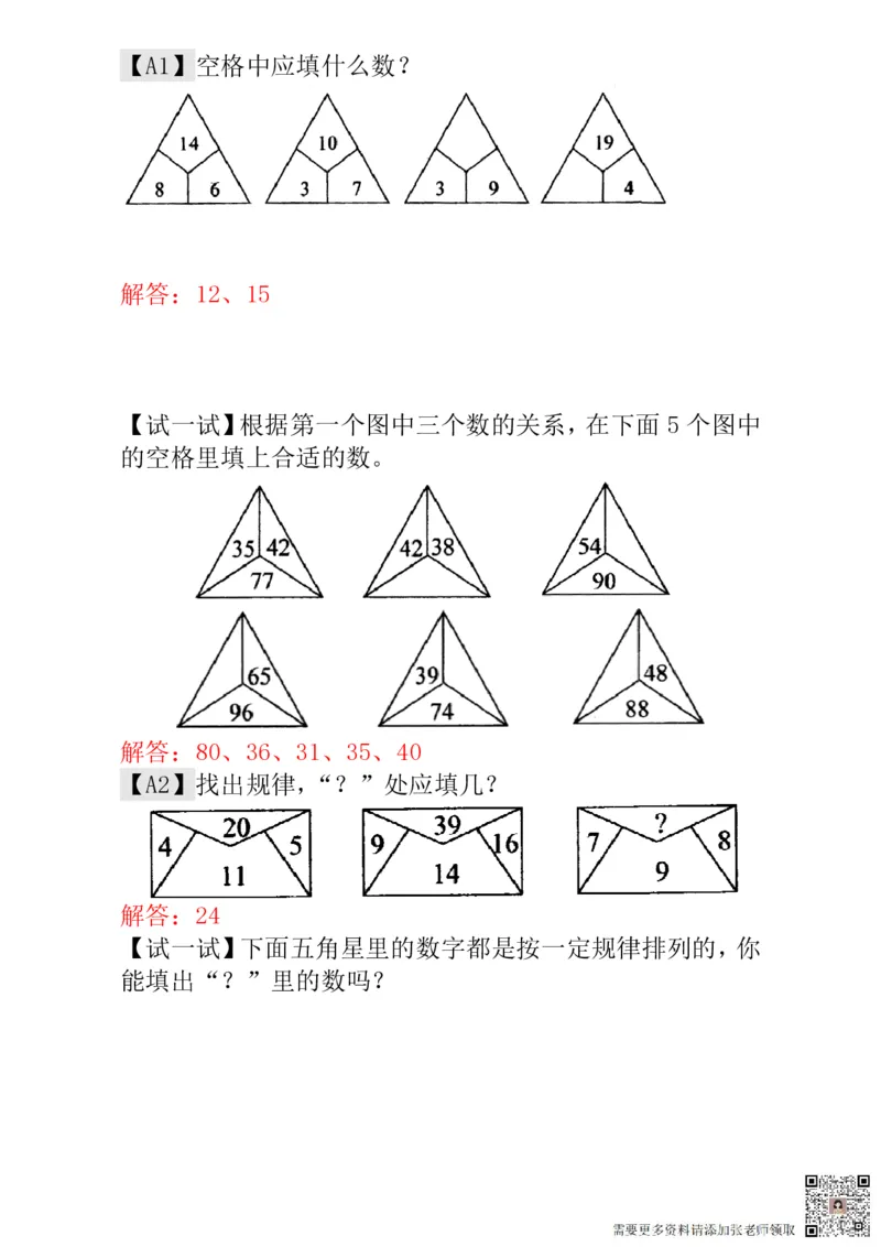 一年级奥数练习全国通用版含答案_一年级上下册资料_一年级上册小红书同款资料_一年级(1)
