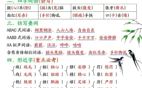 三年级语文课文整理汇总开学反超_三年级上下册资料_三年级下册小红书同款资料_三下语文