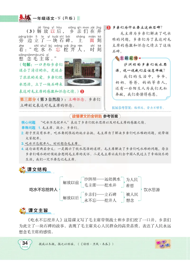 《点拨》语文1年级下册（RJ）_一年级上下册资料_小学一年级学习资料-25年更新版_1-02、小学一年级语文下册_3-6-2-2、练习题、作业、专项、试卷_部编（人教）版_电子册类