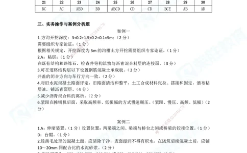 2025一建市政预测A卷答案_2026年一级建造师_2026年一建市政_2025年一建市政SVIP_05-考前密训✿央企特训✿机构普押_15-市政《预测AB卷》张扬_讲义