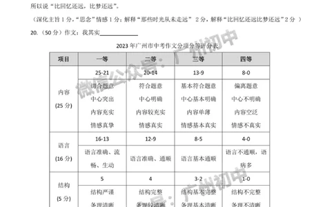 番禺区2023-2024学年九上期末语文答案_广州九上月考+期中+期末+一模二模+中考真题_2023-2024广州各区九上期末统考真题带答案_番禺区