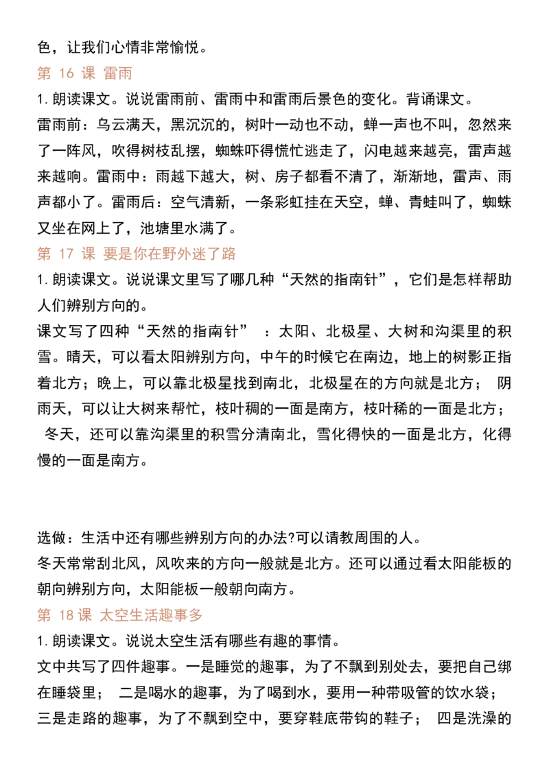 二年级下册语文必备课后练习题参考答案(1)_二年级上下册资料_小学二年级学习资料-25年更新版_2-02、小学二年级语文下册_2-2-1、复习、知识点、归纳汇总_语文知识点（归类汇总）