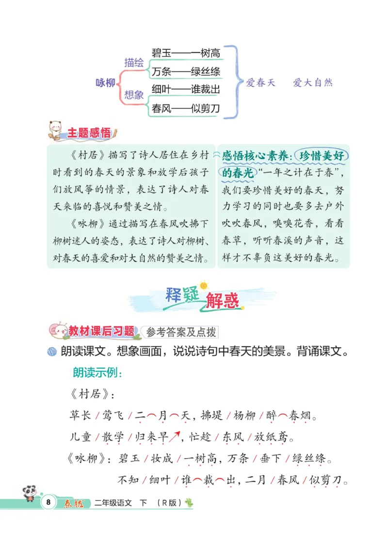 《点拨》语文2年级下册（RJ）_二年级上下册资料_小学二年级学习资料-25年更新版_2-02、小学二年级语文下册_2-2-2、练习题、作业、试题、试卷_电子册类
