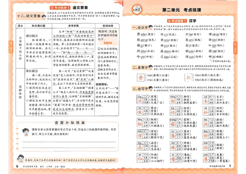 25秋三上语文考点梳理手册和答案_25秋小学语数英习题试卷_数学_人教版_人教版数学《王朝霞考点梳理时习卷》_三年语文上册《王朝霞考点梳理时习卷》25秋(1)