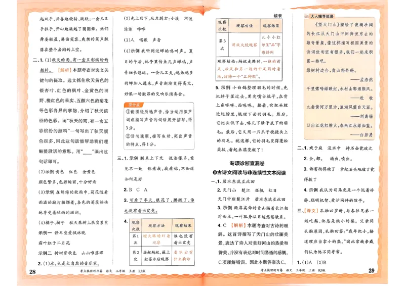 25秋三上语文考点梳理手册和答案_25秋小学语数英习题试卷_数学_人教版_人教版数学《王朝霞考点梳理时习卷》_三年语文上册《王朝霞考点梳理时习卷》25秋(1)