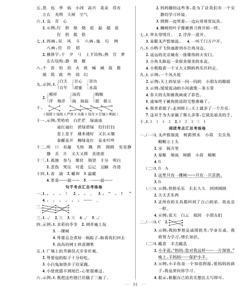 《绩优名卷》语文1年级下册（RJ）_一年级上下册资料_小学一年级学习资料-25年更新版_1-02、小学一年级语文下册_3-6-2-2、练习题、作业、专项、试卷_部编（人教）版_电子册类