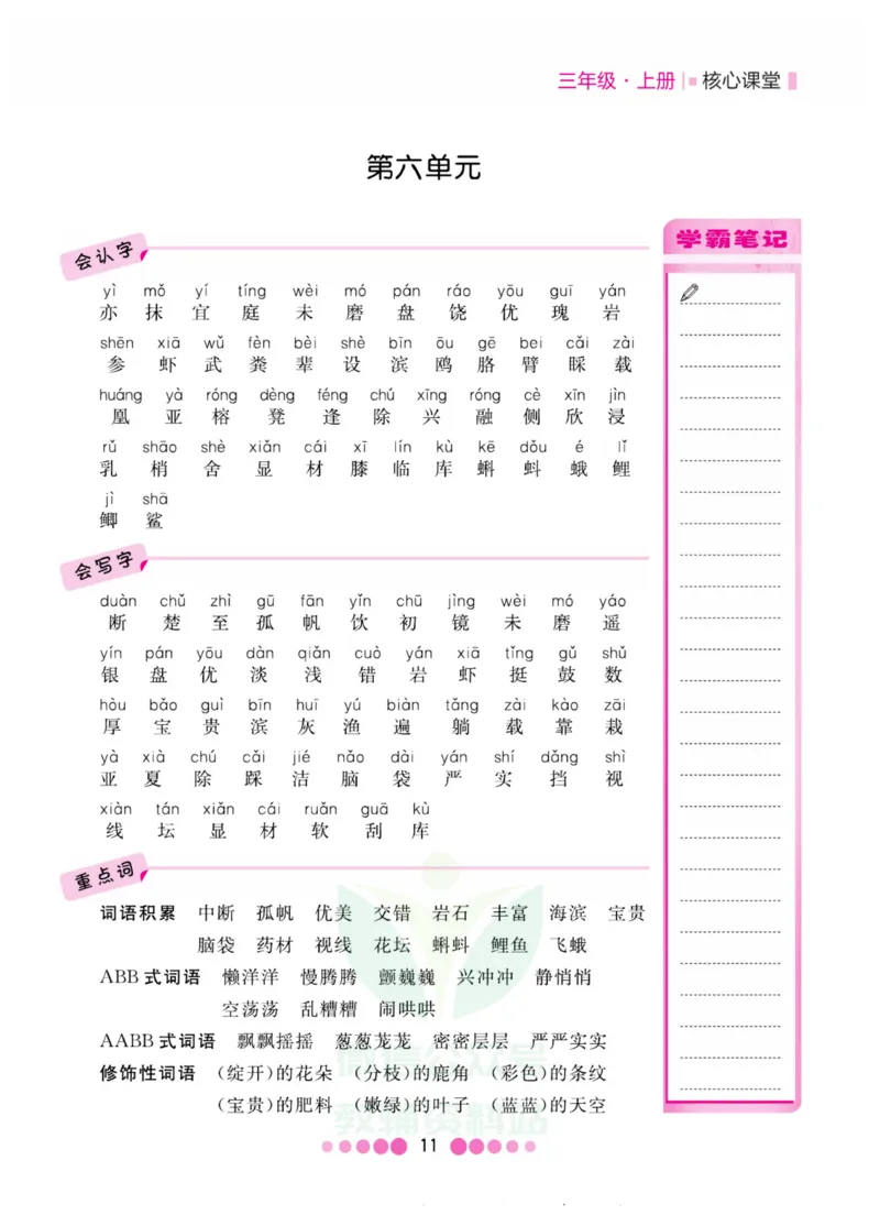 三年级上册语文部编版考点过关_三年级上下册资料_小学三年级学习资料-25年更新版_3-01、小学三年级语文上册_3-1-2、练习题、作业、试题、试卷_专项练习