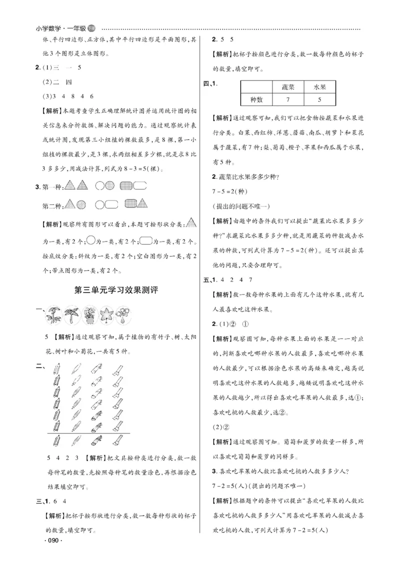 《课代表》数学1年级下册（RJ）_一年级上下册资料_小学一年级学习资料-25年更新版_1-04、小学一年级数学下册_1-4-2、练习题、作业、试题、试卷_人教版_电子册