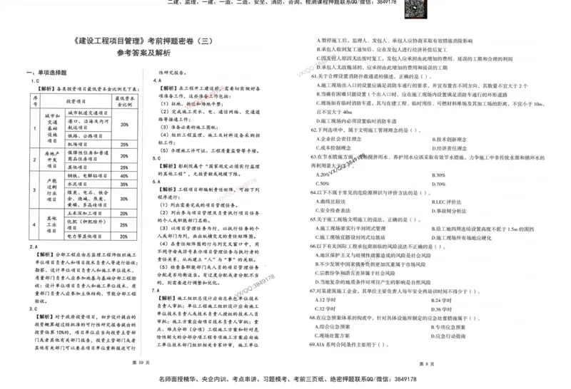 2025一建管理-考前密押三套卷_2026年一级建造师_2026年一建管理_2025年一建管理SVIP_05-考前密训✿央企特训✿机构普押_01-管理《三页纸+密押3套卷》SMR推荐