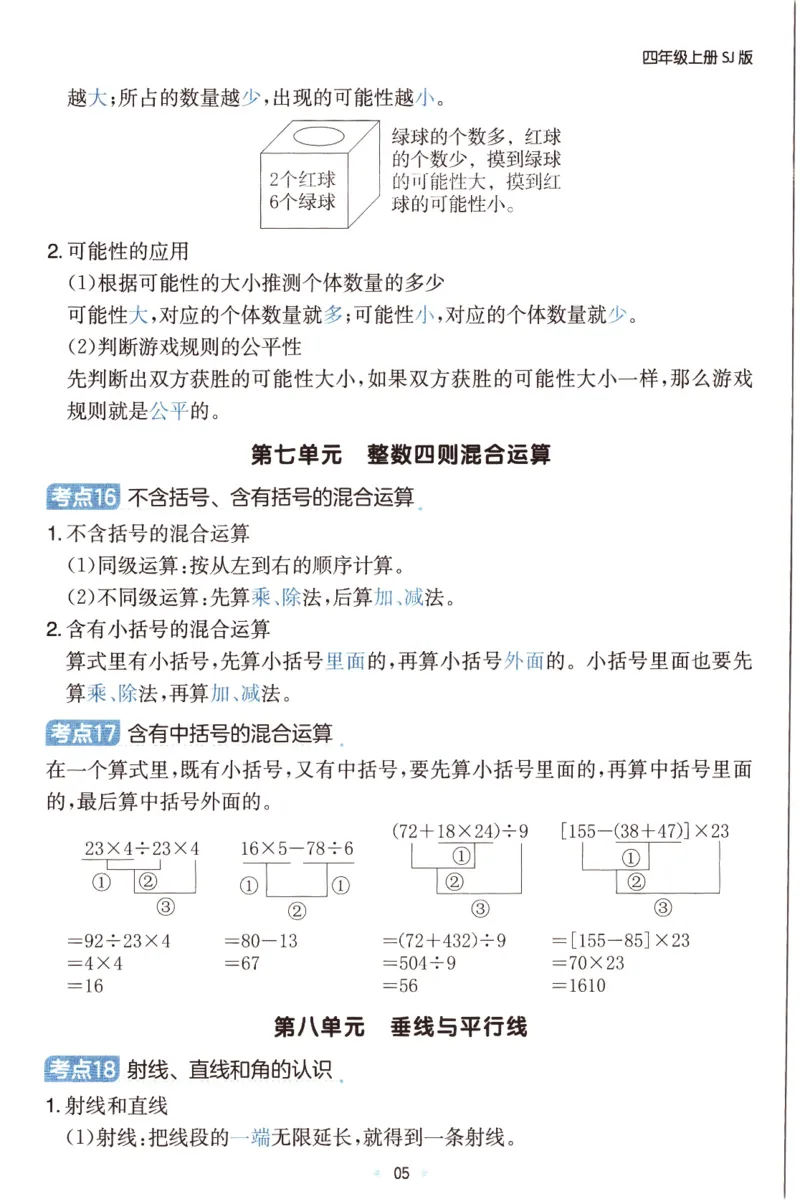 25秋《单元考点归类速记》苏教数学4上_25秋小学语数英习题试卷_数学_苏教版_25秋一本15天期末卷苏教版数学_25秋一本15天期末卷苏教版数学四上