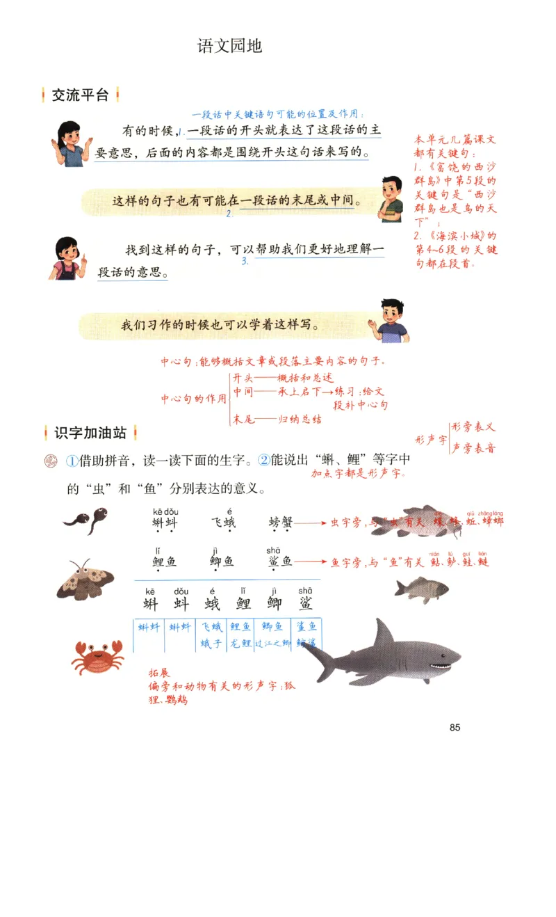 《涂重点》预习学习笔记-语文3年级上册（RJ）_三年级上下册资料_小学三年级学习资料-25年更新版_3-01、小学三年级语文上册_3-1-2、练习题、作业、试题、试卷_电子册类