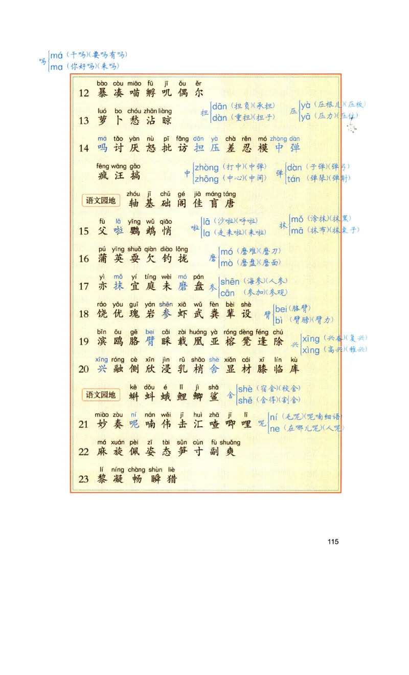 《涂重点》预习学习笔记-语文3年级上册（RJ）_三年级上下册资料_小学三年级学习资料-25年更新版_3-01、小学三年级语文上册_3-1-2、练习题、作业、试题、试卷_电子册类