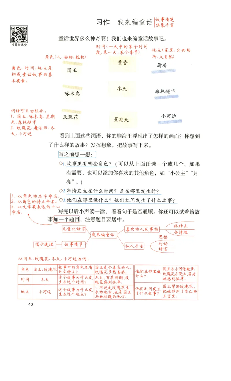 《涂重点》预习学习笔记-语文3年级上册（RJ）_三年级上下册资料_小学三年级学习资料-25年更新版_3-01、小学三年级语文上册_3-1-2、练习题、作业、试题、试卷_电子册类