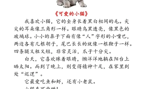 二上语文1-8单元看图写话范文梳理35篇（34页）_一到六小学晨读晚默晨诵晚读_24秋二年级上册各类资料(小纸条知识点默写单)