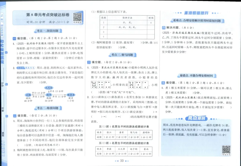 25秋亮点给力新情景素养卷四年级人教版上册数学_25秋小学语数英习题试卷_数学_人教版_数学《亮点给力新情境素养卷》人教25秋