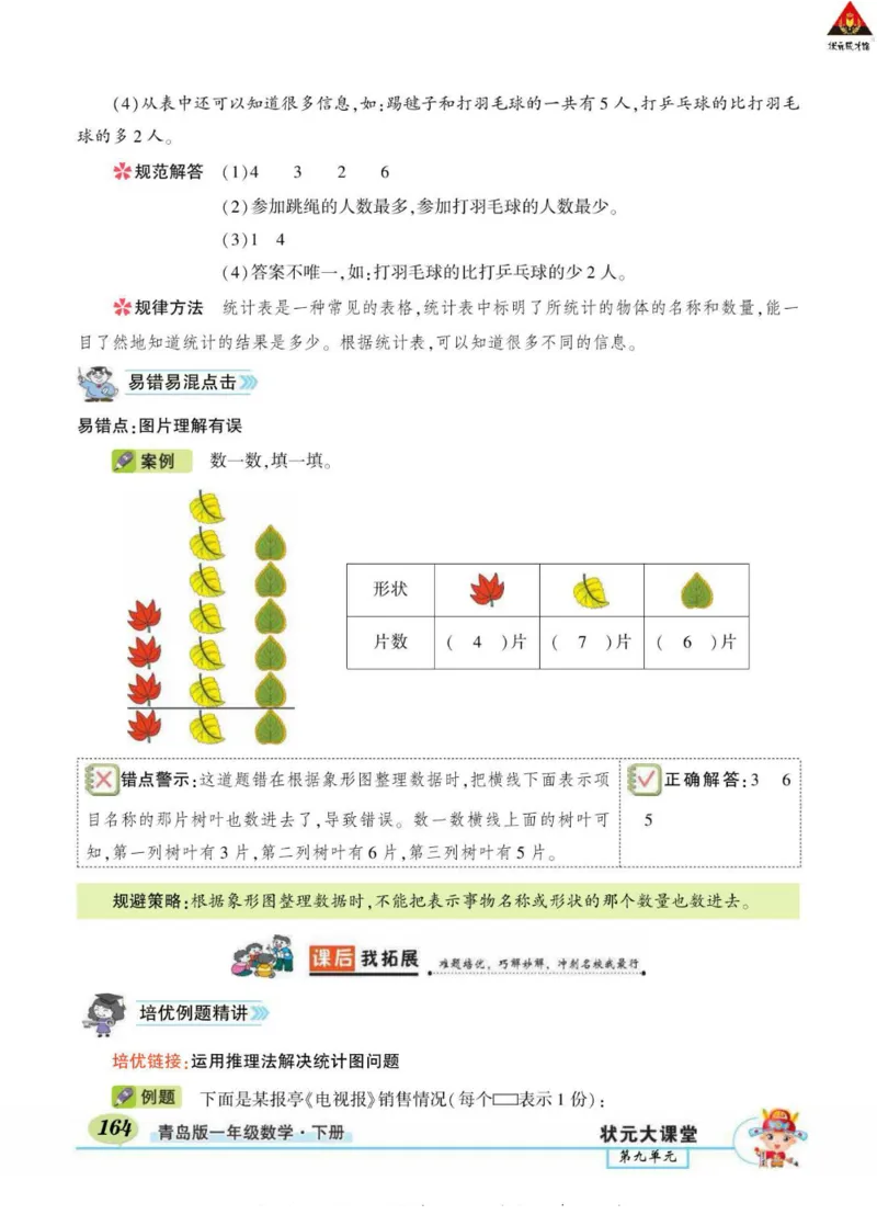 《状元大课堂》导学案-数学1年级下册（63QD）_一年级上下册资料_小学一年级学习资料-25年更新版_1-04、小学一年级数学下册_1-4-2、练习题、作业、试题、试卷_青岛版63_电子册类