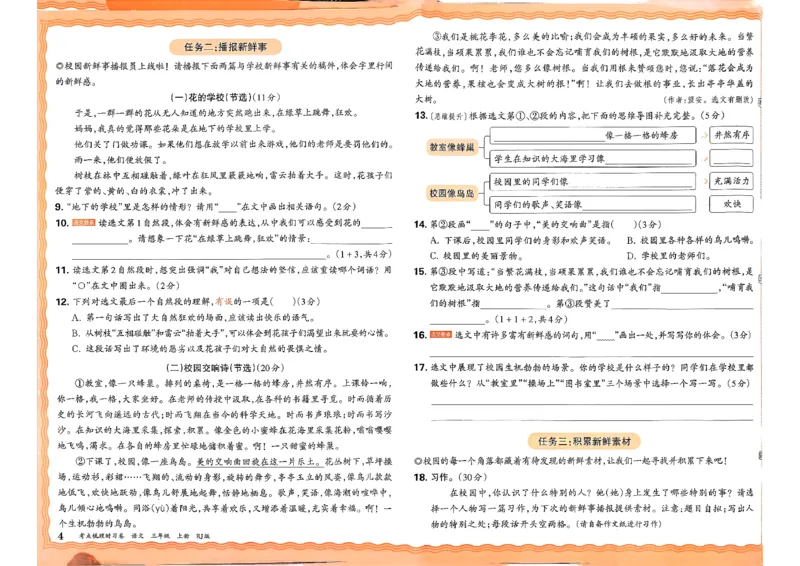 25秋三上语文考点梳理实习卷_25秋小学语数英习题试卷_数学_人教版_人教版数学《王朝霞考点梳理时习卷》_三年语文上册《王朝霞考点梳理时习卷》25秋(1)