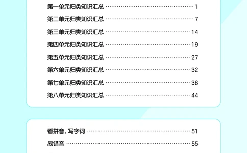 25秋统编版语文五年级上册单元归类知识汇总_25秋小学语数英习题试卷_语文_53单元归类知识汇总完整版语文25年上册