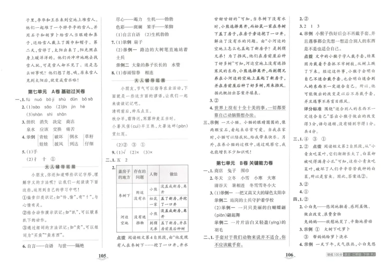 《王朝霞培优100分》23版语文2年级下册（RJ）_二年级上下册资料_小学二年级学习资料-25年更新版_2-02、小学二年级语文下册_2-2-2、练习题、作业、试题、试卷_电子册类