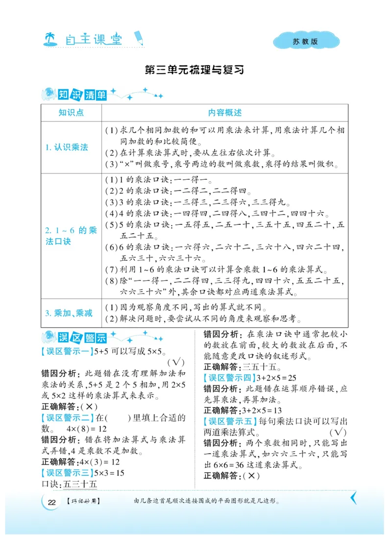 《自主课堂》22秋数学2年级上册（SJ）_二年级上下册资料_小学二年级学习资料-25年更新版_2-03、小学二年级数学上册_2-3-2、练习题、作业、试题、试卷_苏教版_电子册类