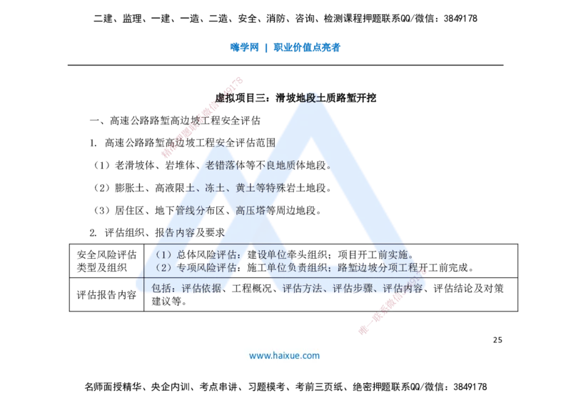 25一建-名师预测手稿-公路_2026年一级建造师_2026年一建公路_2025年一建公路SVIP_04-冲刺串讲✿考点强化✿小灶集训_56-公路《考前名师预测》李昌春HX_讲义