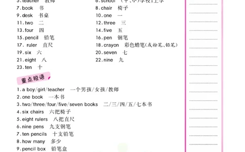 三年级上册英语冀教版知识清单_三年级上下册资料_三年级上语数英上下册学习资料_3-8-5、小学三年级英语上册_冀教版_1、知识点总结