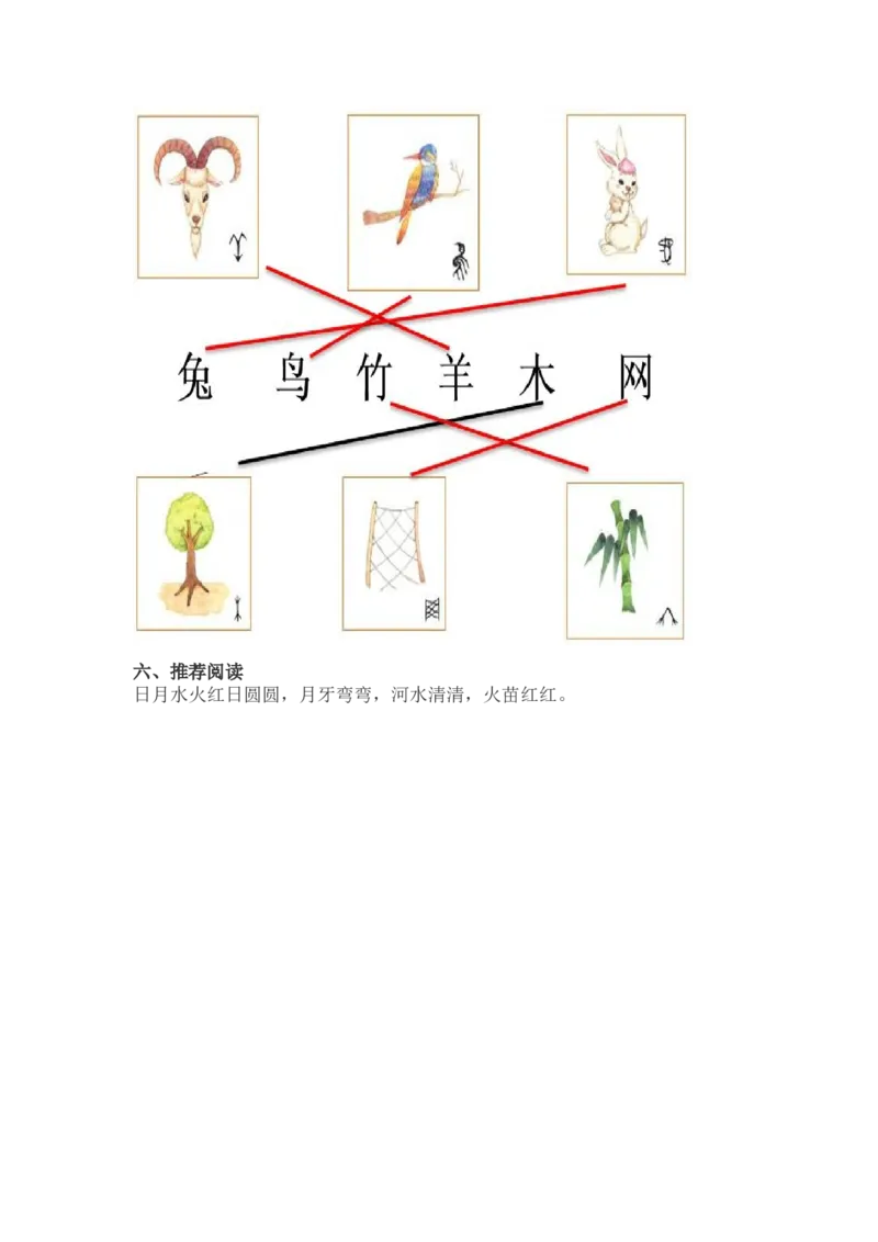一（上）语文识字4《日月水火》重点知识点总结_一年级上下册资料_小学一年级学习资料-25年更新版_1-01、小学一年级语文上册_02、课时练习_语文一（上）每一课核心考点