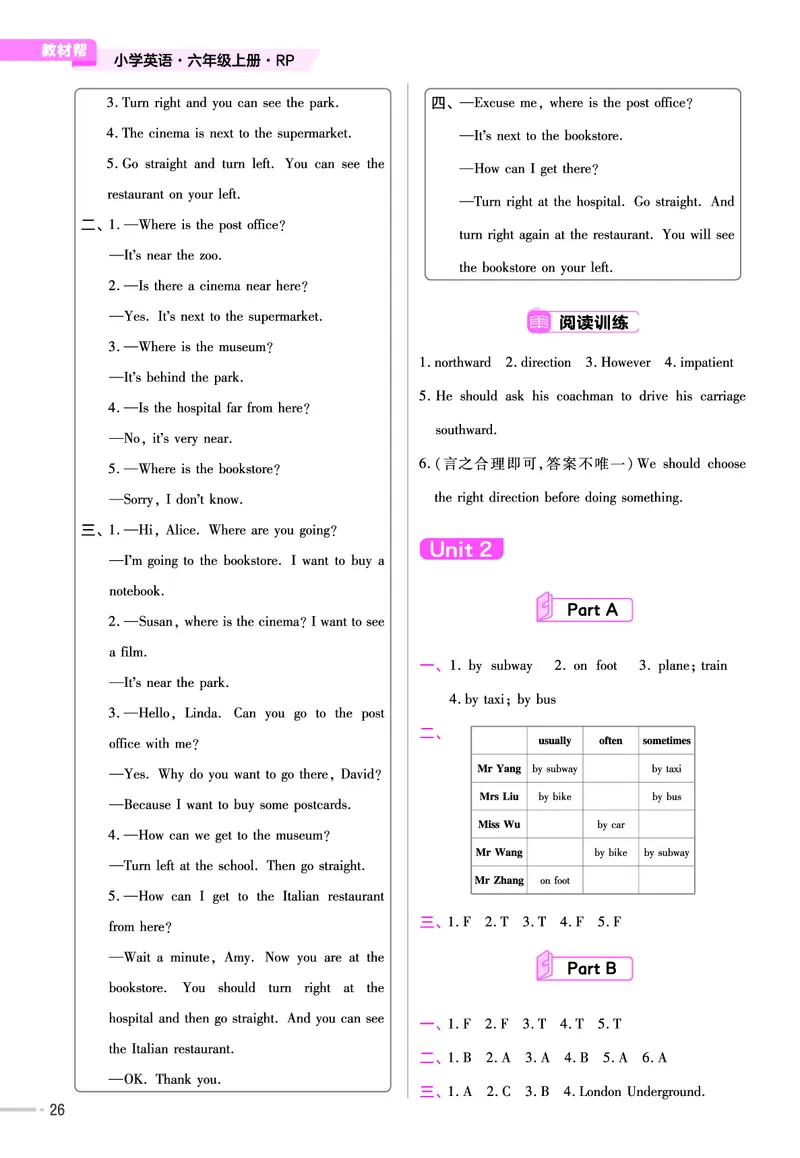 25版英语RP6上-练习帮_25秋小学语数英习题试卷_英语_人教版_25秋3-6年级英语上册人教PEP版《练习帮》