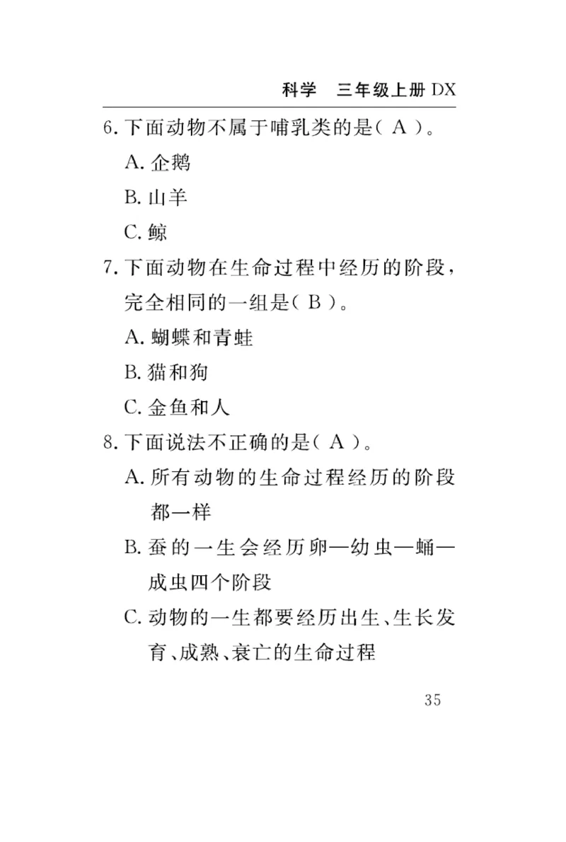 《速记速查》科学3年级上册（大象版）_三年级上下册资料_小学三年级学习资料-25年更新版_3-09、小学三年级科学上册_大象版