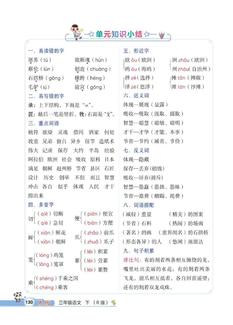 《点拨》语文3年级下册（RJ）_三年级上下册资料_小学三年级学习资料-25年更新版_3-02、小学三年级语文下册_3-2-2、练习题、作业、试题、试卷_电子册类