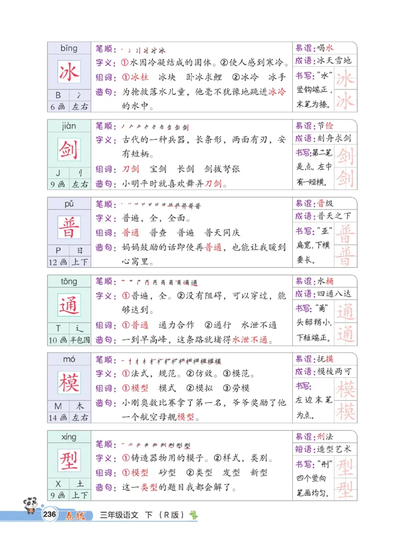 《点拨》语文3年级下册（RJ）_三年级上下册资料_小学三年级学习资料-25年更新版_3-02、小学三年级语文下册_3-2-2、练习题、作业、试题、试卷_电子册类