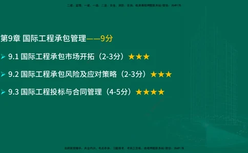 25年一建《项目管理》大V精讲第9章讲义在线版_2026年一级建造师_2026年一建管理_2025年一建管理SVIP_02-基础精讲✿高端面授✿深度强化_30-管理《强化精讲班》许名标YL