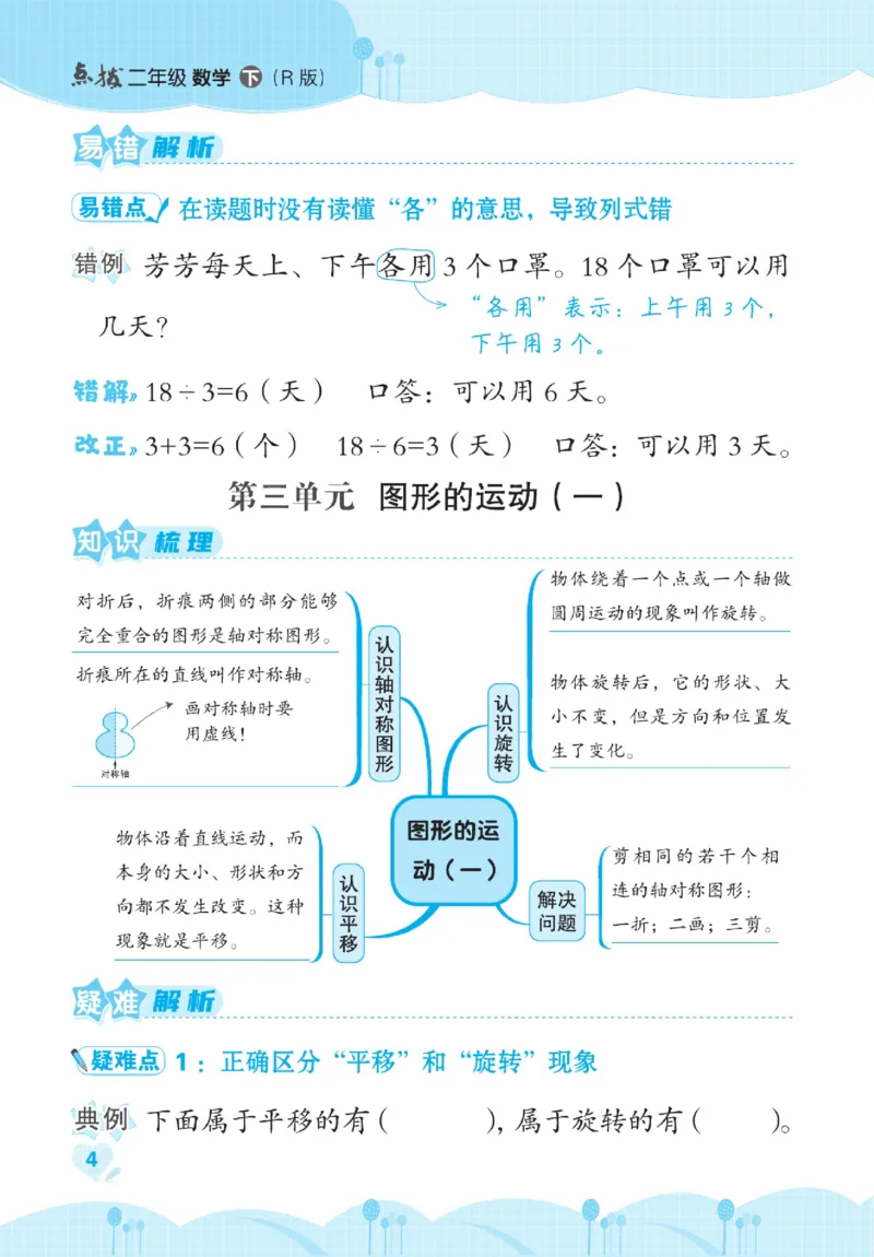 《点拨》数学2年级下册（RJ）_二年级上下册资料_小学二年级学习资料-25年更新版_2-04、小学二年级数学下册_2-4-2、练习题、作业、试题、试卷_人教版_电子册类